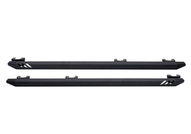 Rampage 2020+ Jeep Gladiator (JT) Rock Rail Nerf Bar - Black Side Steps Rampage