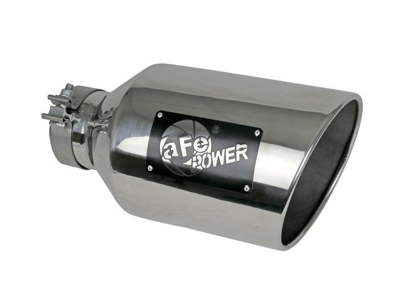 aFe Power MACH Force-Xp 304 Stainless Steel Clamp-on Exhaust Tip - Polished Tips aFe