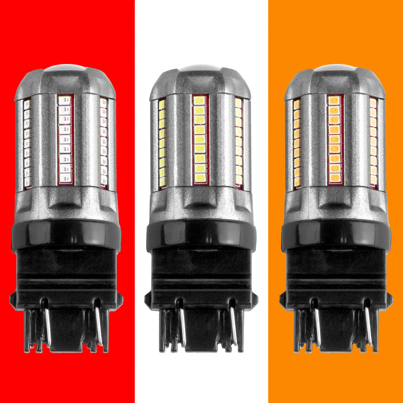 XK Glow 2pc Amber 3157 Auto Bulb Bulbs XKGLOW