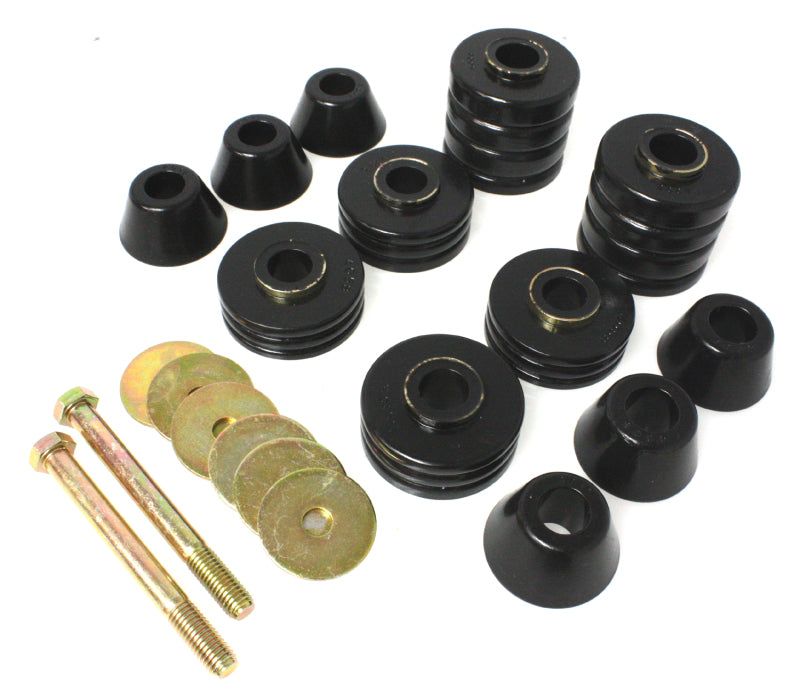 Energy Suspension 73-80 GM C2500/C3500/K1500/K20/K30 Body(cab) Mount Set Bushing Kits Energy Suspension