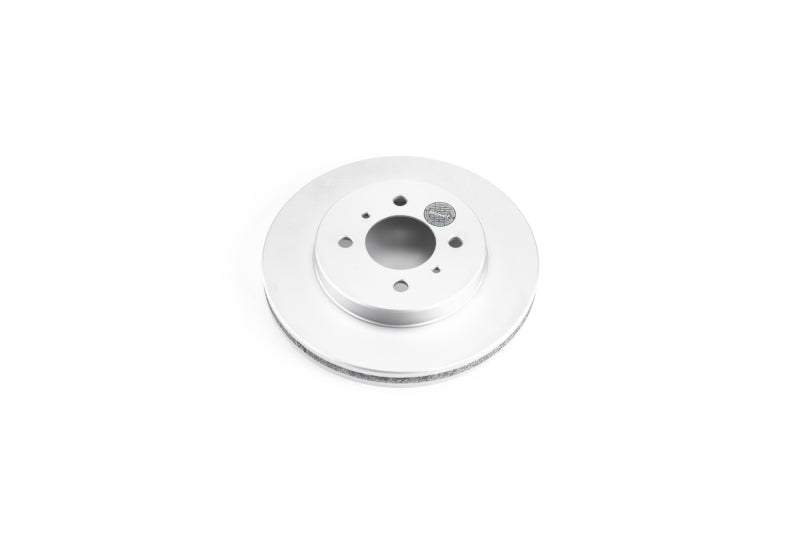 Power Stop 02-07 Mitsubishi Lancer Front Evolution Geomet Coated Rotor Brake Rotors - OE - Cryo PowerStop