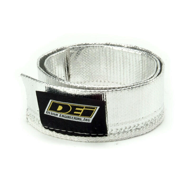 DEI Heat Sheath 1-1/4in I.D. x 3ft - Aluminized Sleeving - Sewn Edge Thermal Sleeves DEI