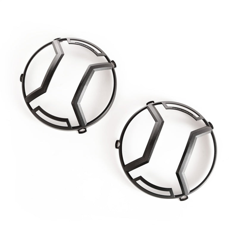 Rugged Ridge 07-18 Jeep Wrangler JK/JKU Textured Black Elite Headlight Euro Guards Light Covers and Guards Rugged Ridge