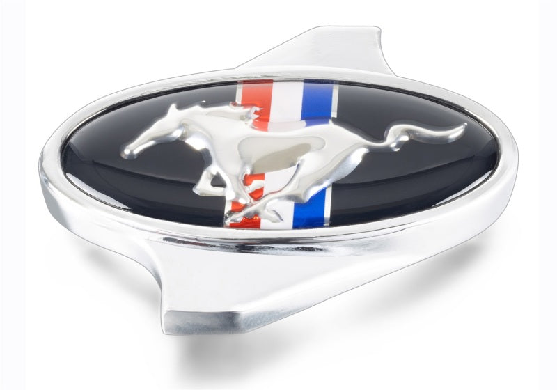 Ford Racing Chrome Air Cleaner Nut w/ Mustang Logo Air Filters - Universal Fit Ford Racing