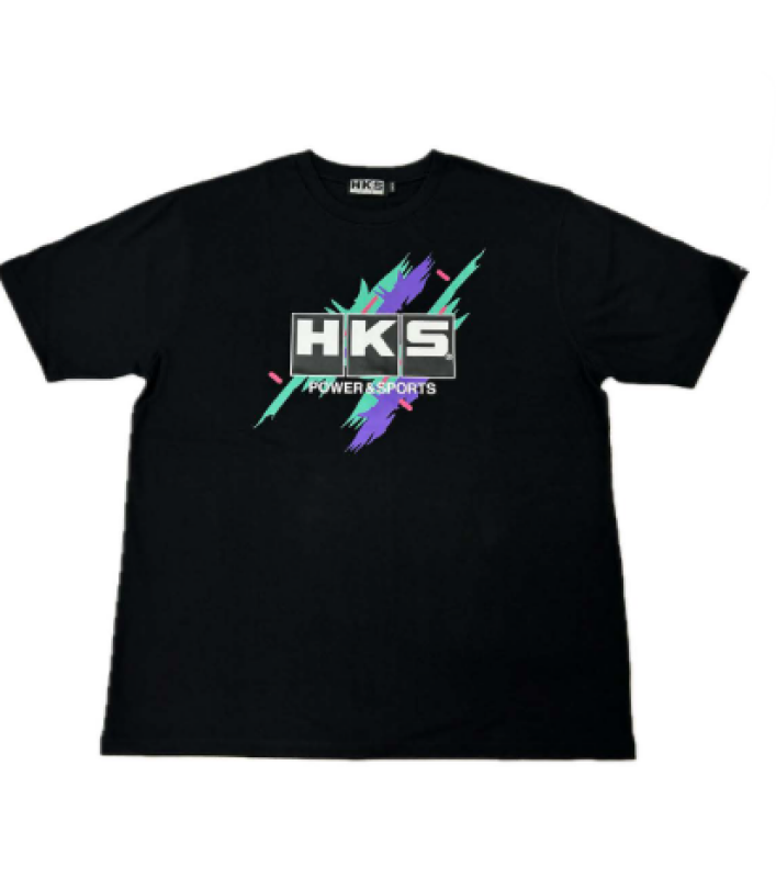 HKS T-SHIRT SUPER RACING v2 BLACK XXL Shirts HKS