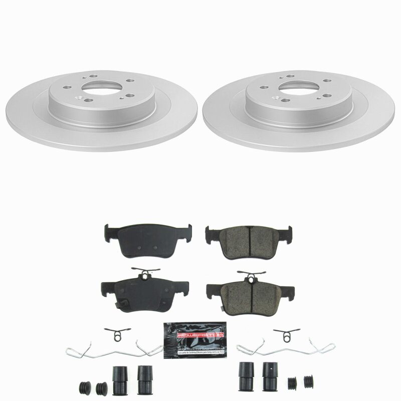 Power Stop 21-25 Acura TLX Rear Z23 Coated Brake Kit Brake Kits - Performance D&S PowerStop