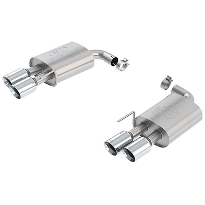 Ford Racing 2018 Mustang GT 5.0L Extreme Muffler Kit - Chrome Tips Axle Back Ford Racing