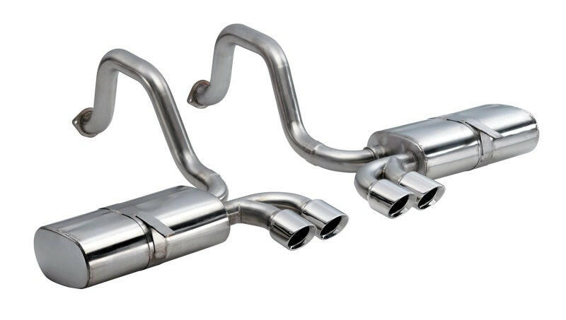 Corsa 1997-2004 Chevrolet Corvette C5 Z06 5.7L V8 Polished Sport Axle-Back Exhaust Axle Back CORSA Performance