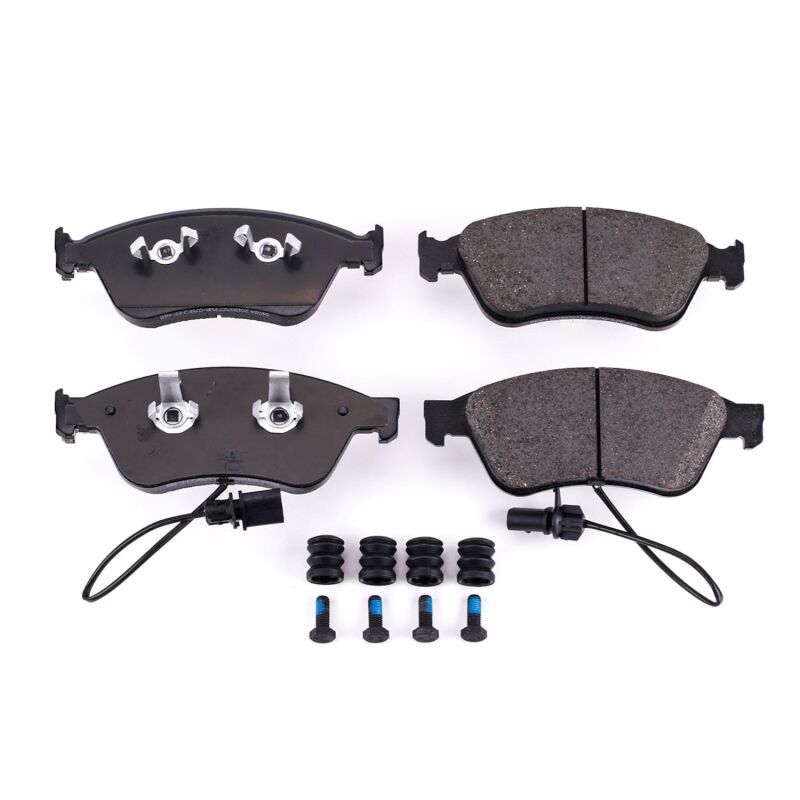 Power Stop 09-11 Audi A6 Quattro Front Z17 Evolution Ceramic Brake Pads w/Hardware Brake Pads - OE PowerStop