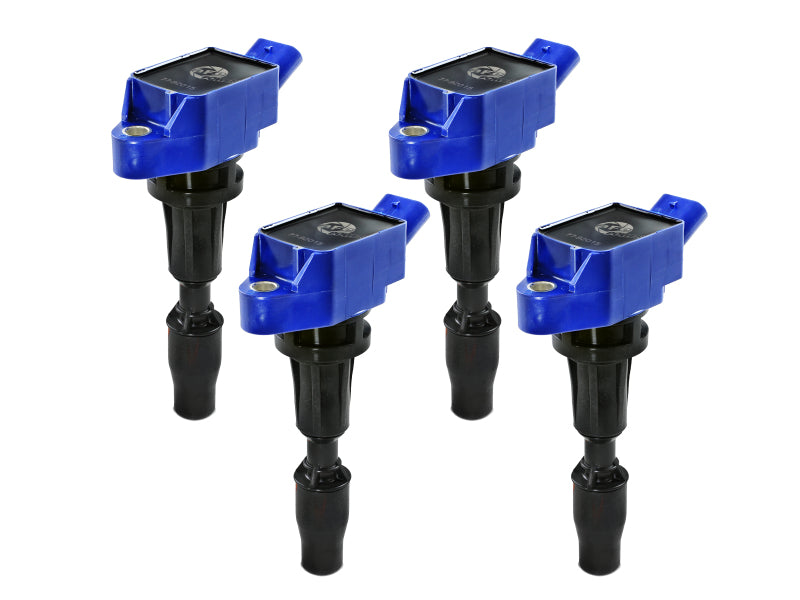 aFe 18-21 Kia Stinger / 22-24 Hyundai Elantra N SCORCHER High-Performance Ignition Coil - Pack of 4 Stock Replacement Ignition aFe