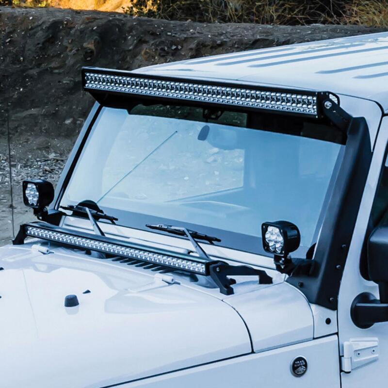 Westin/Snyper 07-17 Jeep Wrangler Snyper Pillar LED Light Mount - Textured Black Light Mounts Westin