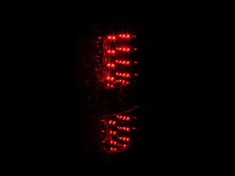 ANZO 2009-2014 Ford F-150 LED Taillights Red/Clear Tail Lights ANZO