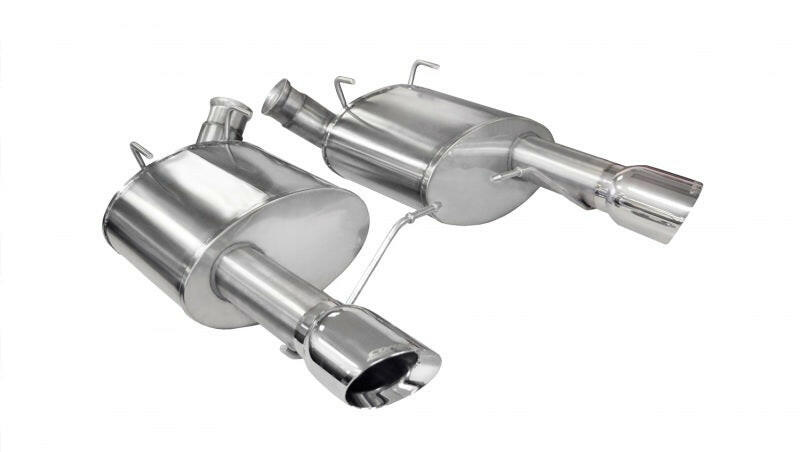 Corsa 2011-2014 Ford Mustang GT/Boss 302 5.0L V8 Polished Xtreme Axle-Back Exhaust Axle Back CORSA Performance