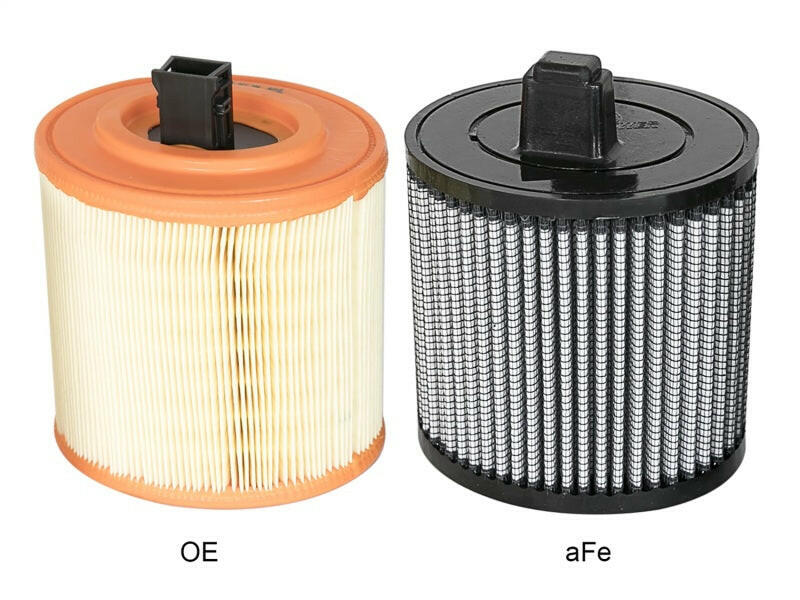aFe MagnumFLOW Air Filters OER Pro Dry S A/F 16-17 Cadillac ATS-V V6-3.6L (tt) Air Filters - Direct Fit aFe