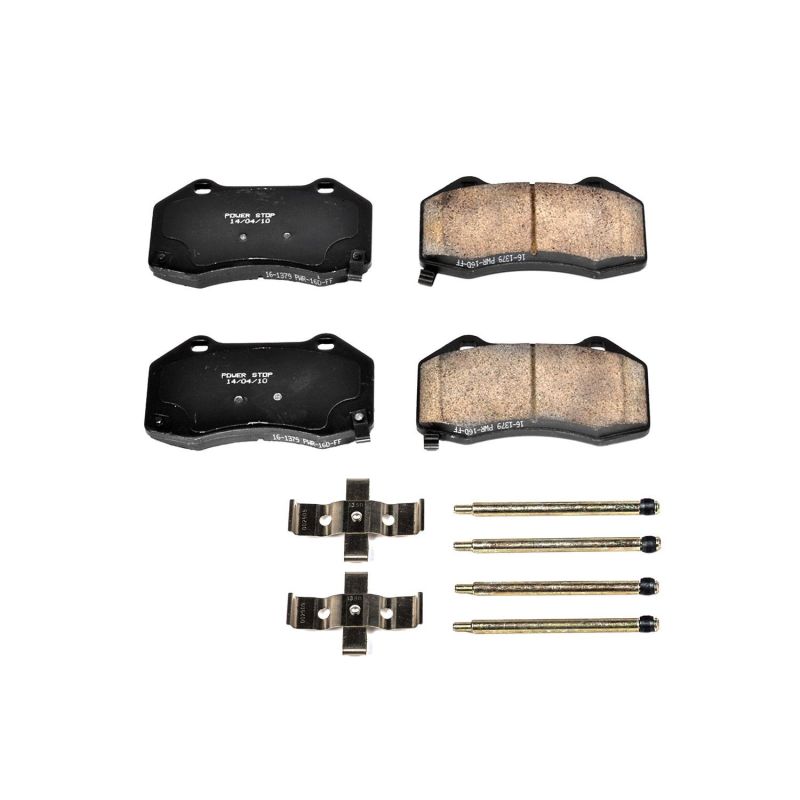 Power Stop 08-10 Chevrolet Cobalt Front Z17 Evolution Ceramic Brake Pads w/Hardware Brake Pads - OE PowerStop