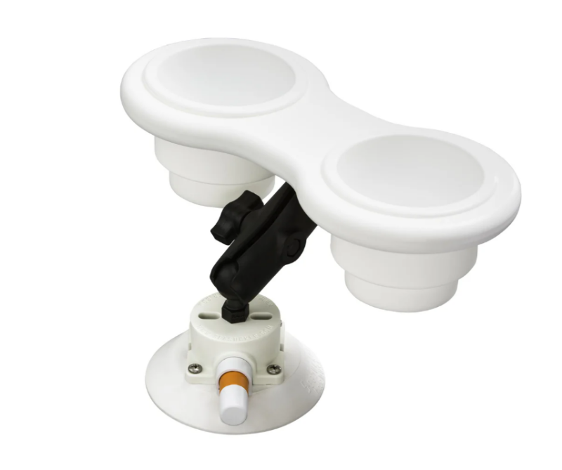 SeaSucker 2-Cup Holder Angle Mount - Black Cup Holders SeaSucker