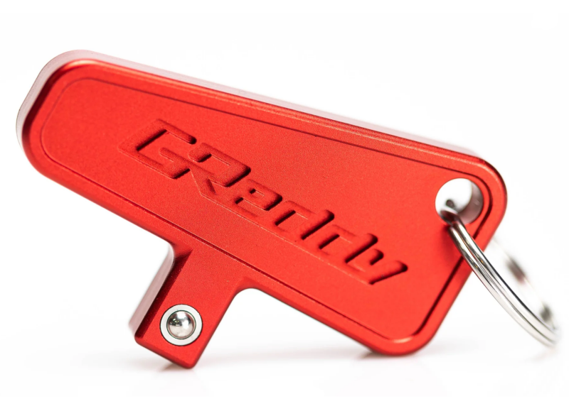 GReddy 3/8in Drive Master Switch Keychain - Red Stickers/Decals/Banners GReddy