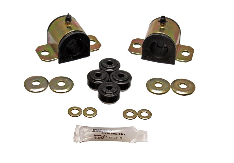 Energy Suspension 92-01 Honda Prelude Black 25mm Front Sway Bar Bushings (Sway Bar end link bushings Bushing Kits Energy Suspension
