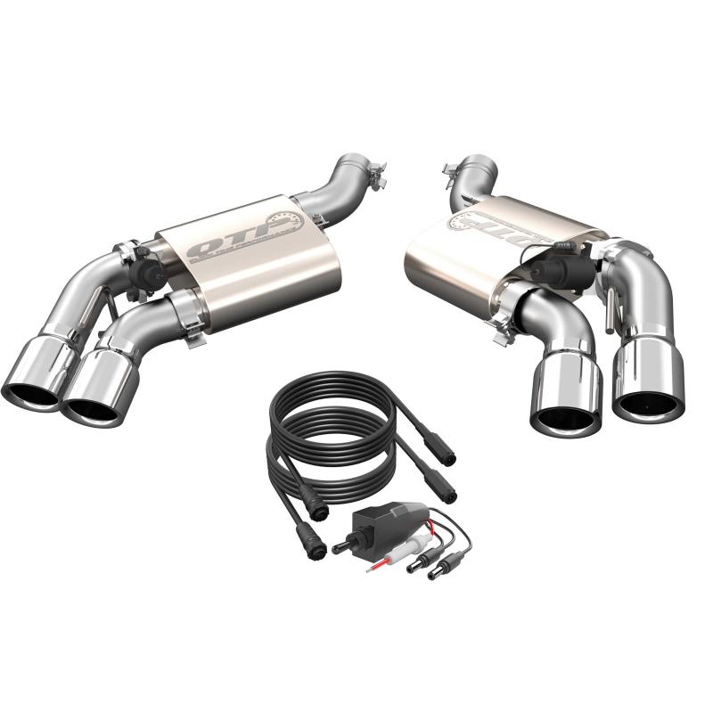 QTP 2016-2024 Chevrolet Camaro SS QTP Screamer Axle Back Quad Tip Bumper Axle Back QTP