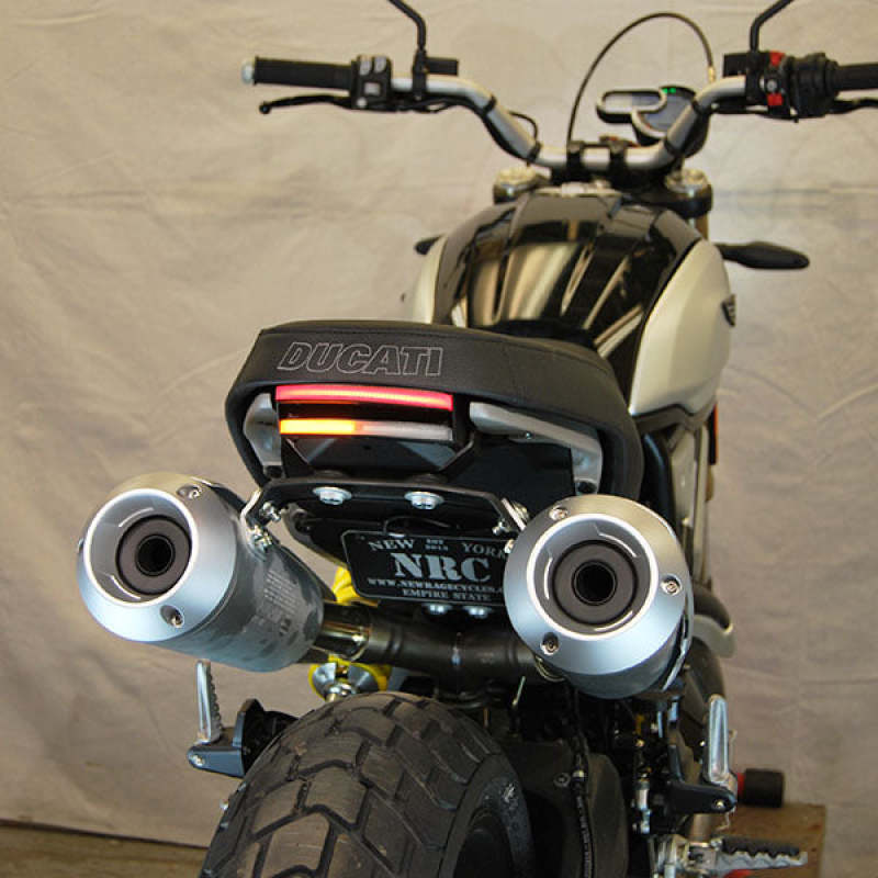 New Rage Cycles 18+ Ducati Scrambler 1100 Fender Eliminator Kit Tucked Lights Corner New Rage Cycles