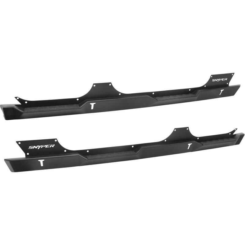 Westin/Snyper 07-17 Jeep Wrangler Unlimited Rock Slider Steps - Textured Black Body Armor & Rock Rails Westin