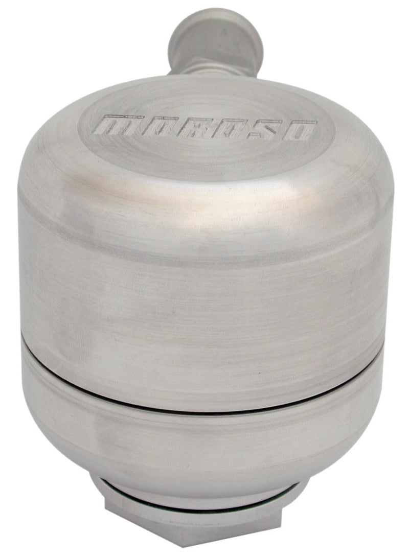 Moroso Positive Locking Breather w/Filter - Billet Aluminum Engine Breather Filters Moroso