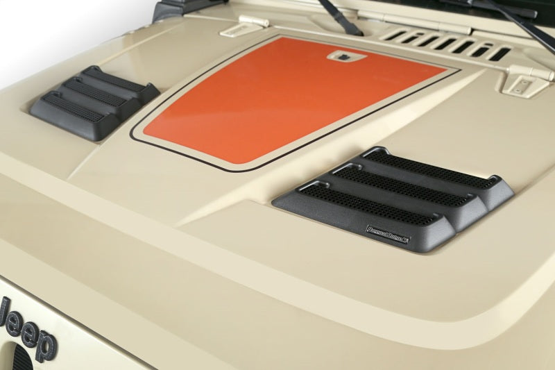 Rugged Ridge Performance Hood Vents 97-18 Jeep Wrangler Hoods Rugged Ridge