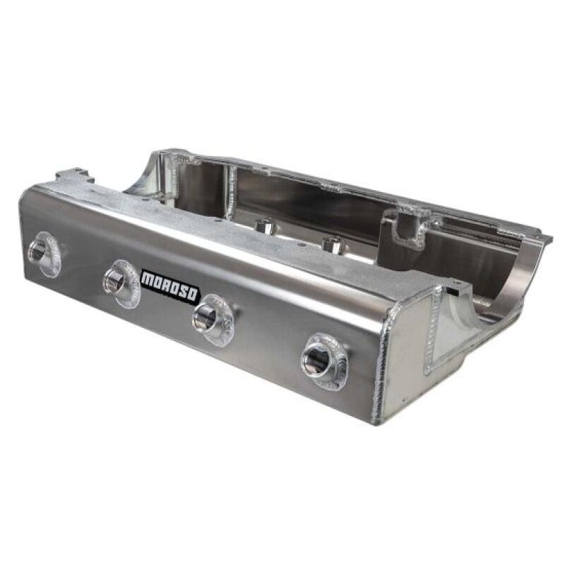Moroso BBC Mark IV Marine Dry Sump 4 P/U 5in Deep Aluminum Oil Pan w/Pump Notch Oil Pans Moroso