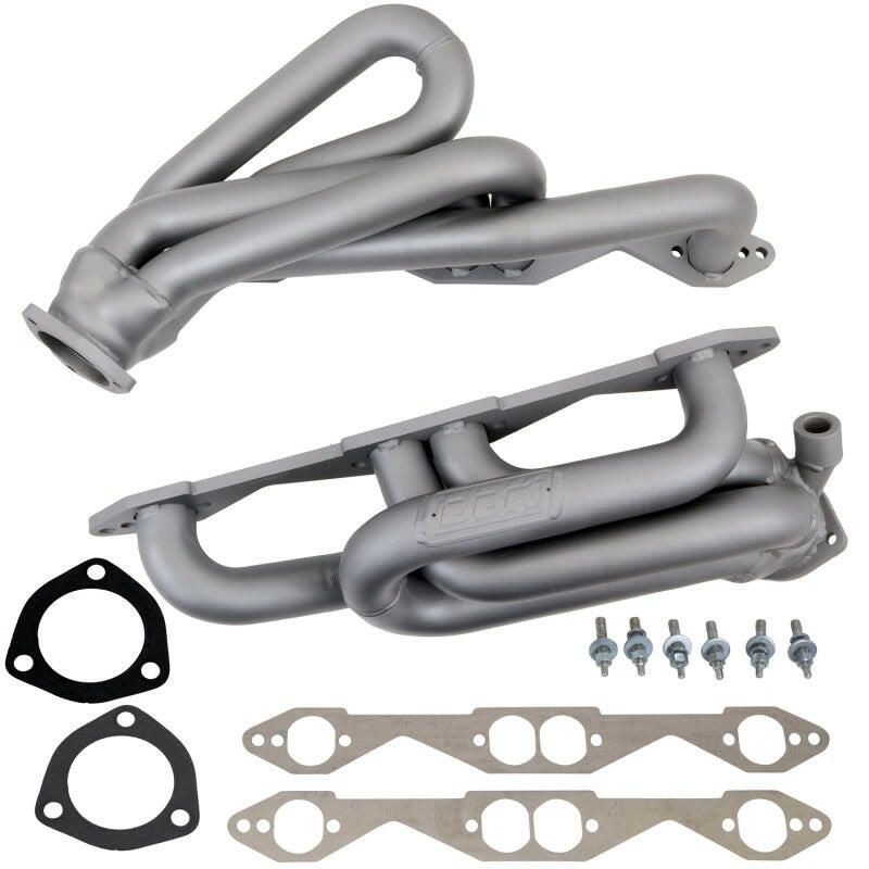 BBK 96-98 GM Truck SUV 5.0 5.7 Shorty Tuned Length Exhaust Headers - 1-5/8 Titanium Ceramic Headers & Manifolds BBK