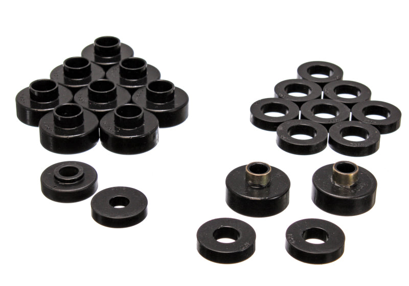 Energy Suspension Cj5-7 Body Mounts - Black Bushing Kits Energy Suspension