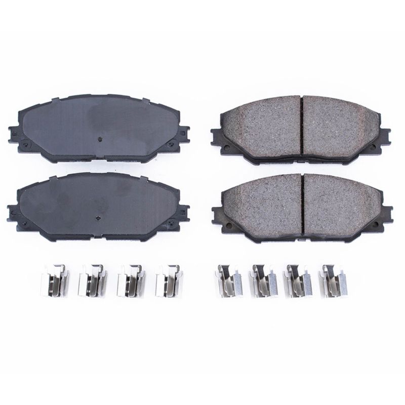 Power Stop 09-10 Pontiac Vibe Front Z17 Evolution Ceramic Brake Pads w/Hardware Brake Pads - OE PowerStop