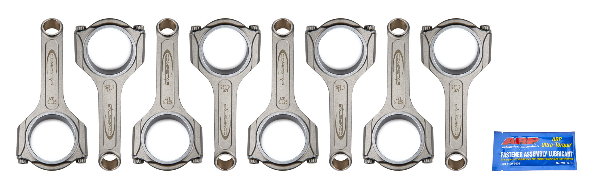 GM LS Compstar Extreme H-Beam Rods 6.125 Connecting Rods Callies