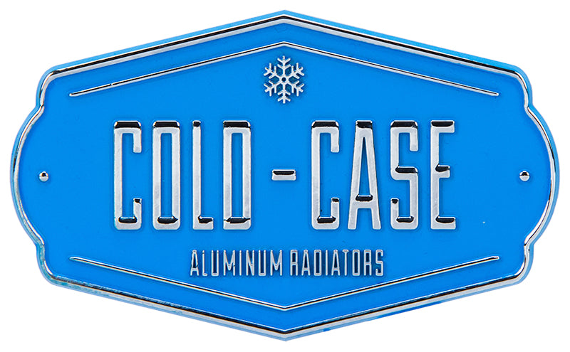 Cold Case Logo Emblem Blue Cold Case Radiators Emblem COLD-CASE Radiators