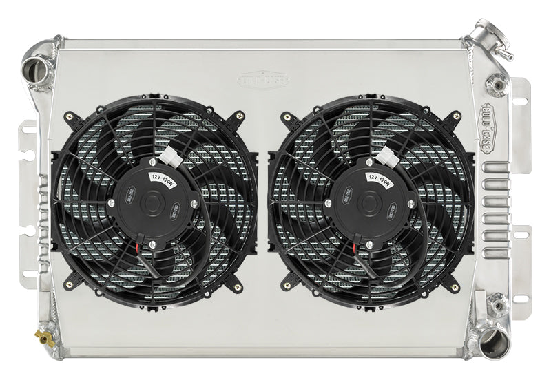 Camaro/Firebird Dual 12 Inch Fan Kit Auto Transmission For 67-69 Camaro/Firebird Cold Case Radiators Radiator Fan COLD-CASE Radiators
