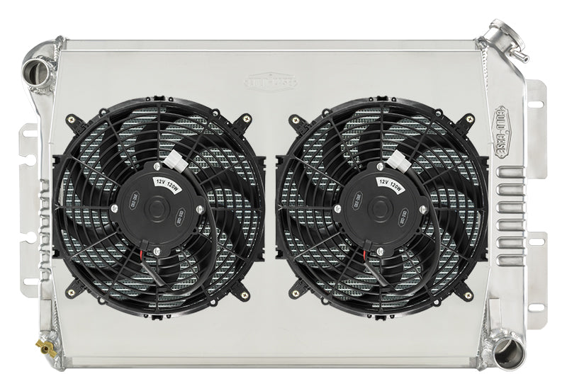 67-69 F Body Dual 12 Inch Fan Kit Manual Trans Cold Case Radiators Radiator Kit COLD-CASE Radiators