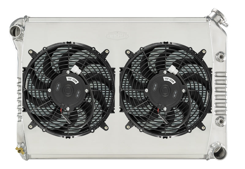 68-79 Nova Big Block Dual 12 Inch Fans Automatic Trans Cold Case Radiators Radiator Kit COLD-CASE Radiators