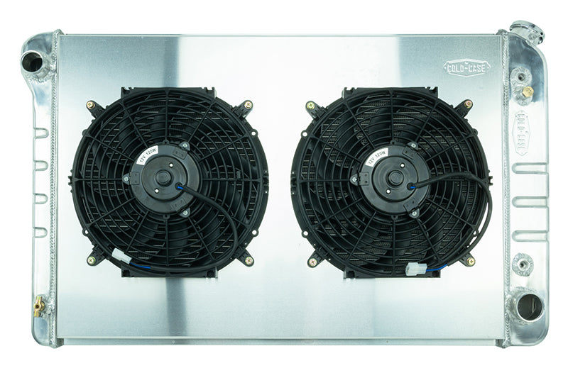 77-87 GM Truck 21 Inch 1.25/1.5 Outlets AT Dual 12 Inch Cold Case Radiators Radiator COLD-CASE Radiators