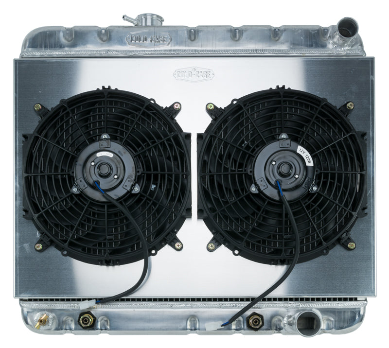64-65 GTO w/ AC AT Aluminum Performance Radiator Dual Fan Kit Cold Cae Radiators Radiator Kit COLD-CASE Radiators