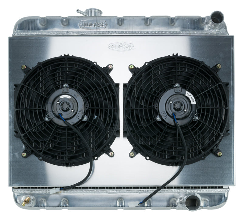 64-65 GTO w/ AC MT Aluminum Performance Radiator and Dual Fan Kit Cold Case Radiators Radiator Kit COLD-CASE Radiators