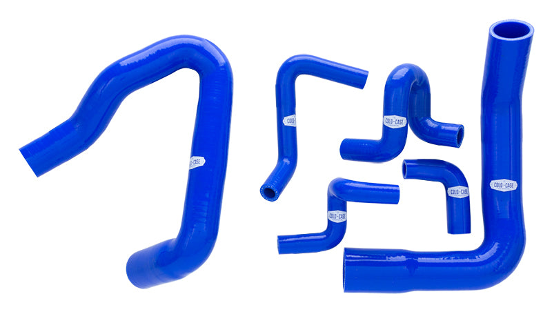 89-93 Mustang Silicone Hose Kit Blue Radiator Hose COLD-CASE Radiators