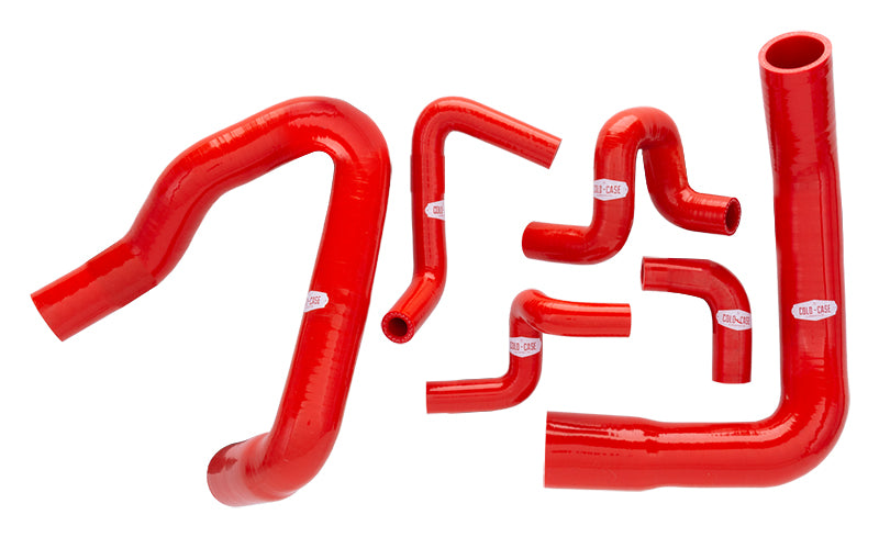 89-93 Mustang Silicone Radiator Hose Kit Red Radiator Hose COLD-CASE Radiators