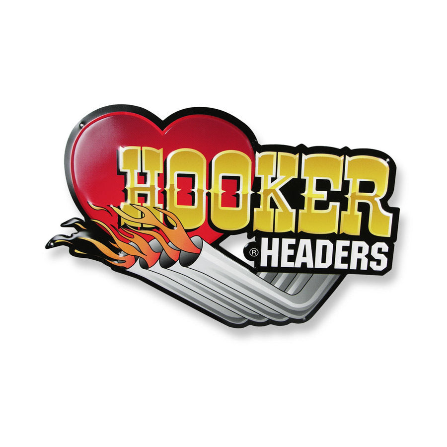 Hooker Metal Embossed Sign Collectable Signs Hooker