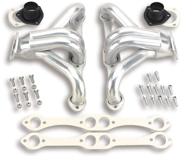 SBC Street Rod Headers Ceramic Coated Exhaust, Mufflers & Tips Hooker
