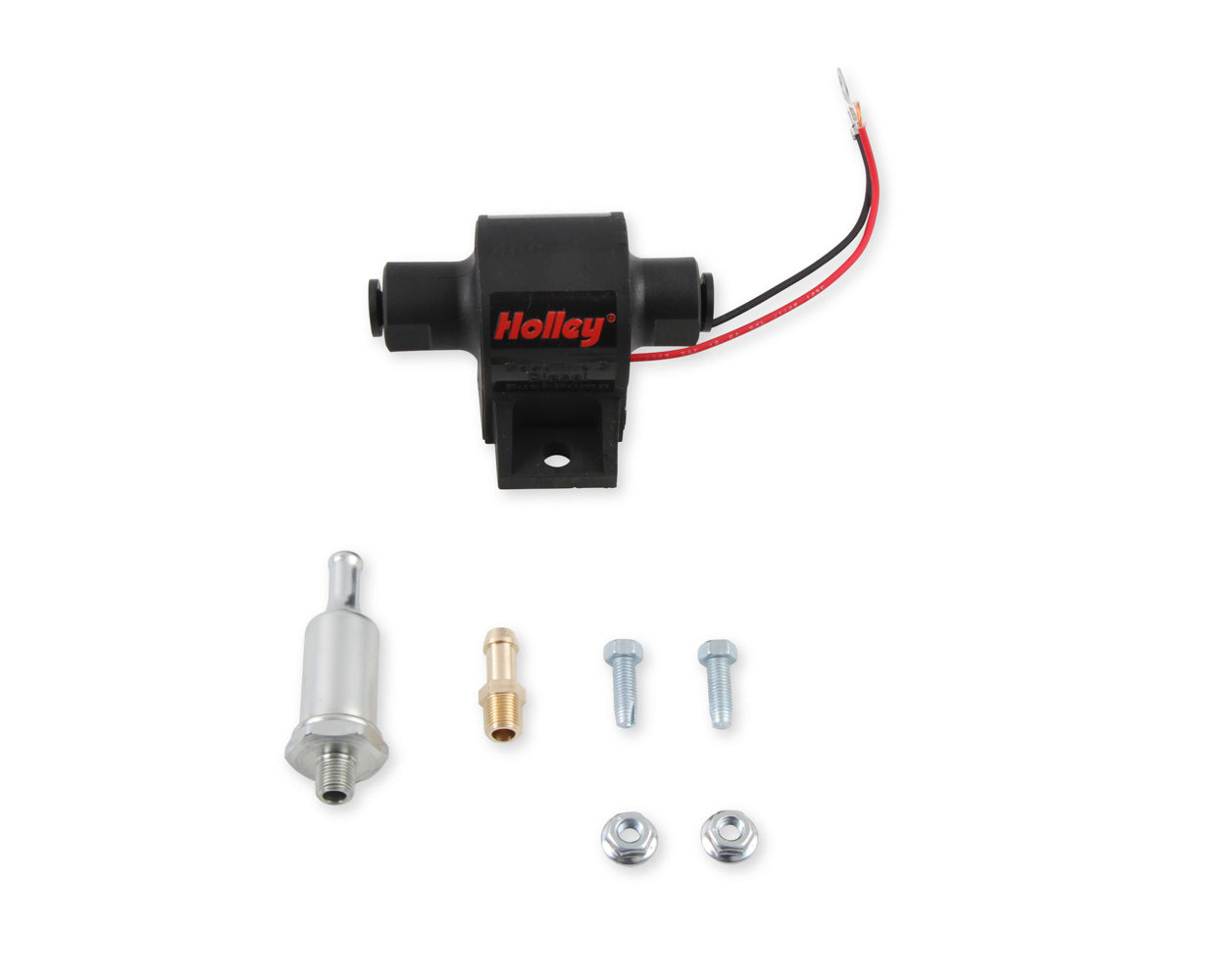 Elec Fuel Pump Mighty Mite 34-GPH 7-10 PSI Fuel Pumps Holley