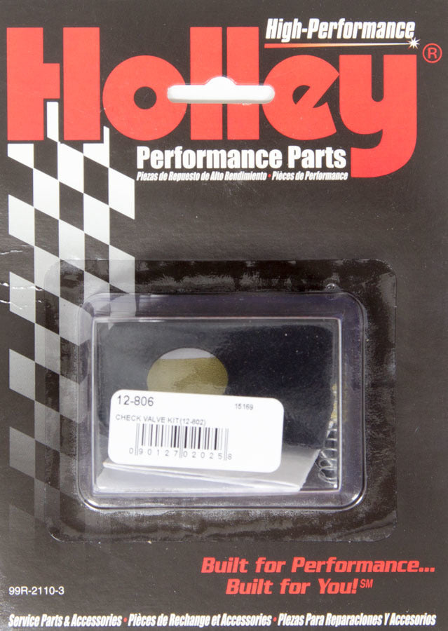 Check Valve Fuel Pump Components and Rebuild Kits Holley
