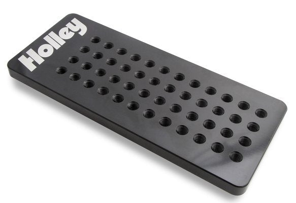Holley Carb Jet Board Billet Alm - Black Carburetor Jet Holders Holley