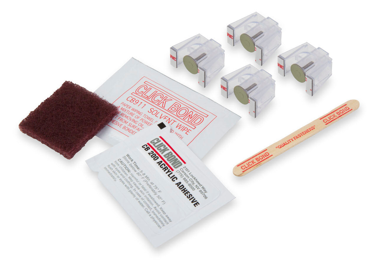 Click Bond Kit - For Steel or Aluminum Tanks Fuel Cell/Tank Components Holley