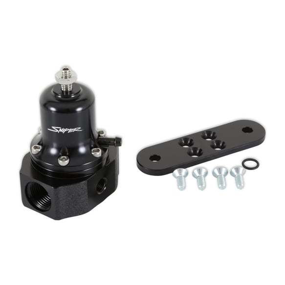 Sniper Billet EFI Fuel Regulator w/8an ORB Port Fuel Pressure Regulators Holley