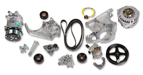Accessory Sys. Drive Kit GM LS Engines Pulley Kits Holley