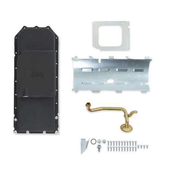 Gen III Hemi Oil Pan Swap Kit - Mid Sump VVT Engine Oil Pans Holley